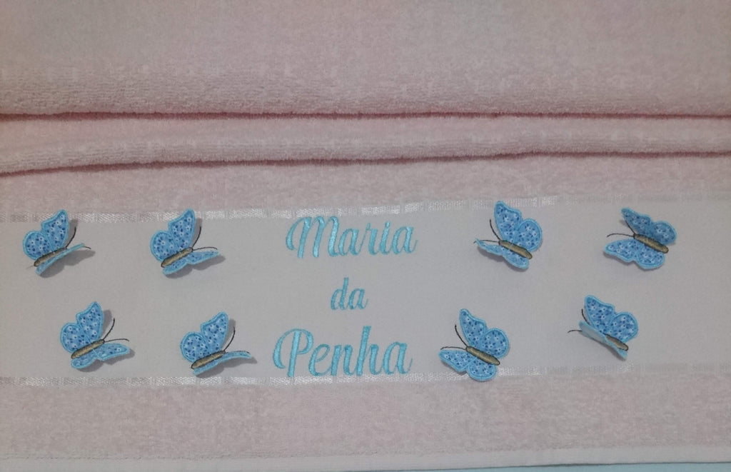 Toalha de banho borboleta 3D image 4