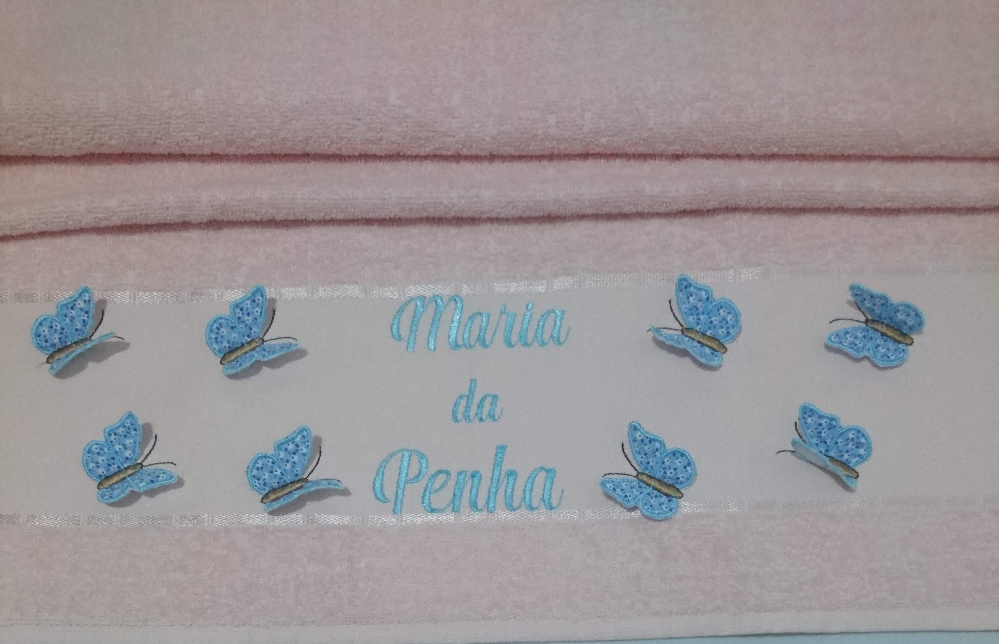 Toalha de banho borboleta 3D image 4