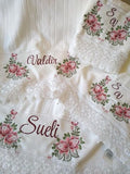 Conjunto com Guipir 4 peças