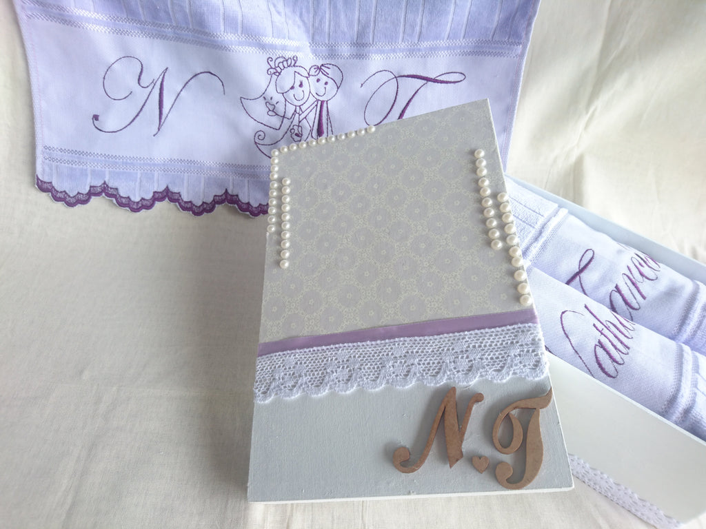 Kit casamento barra bordada image 1